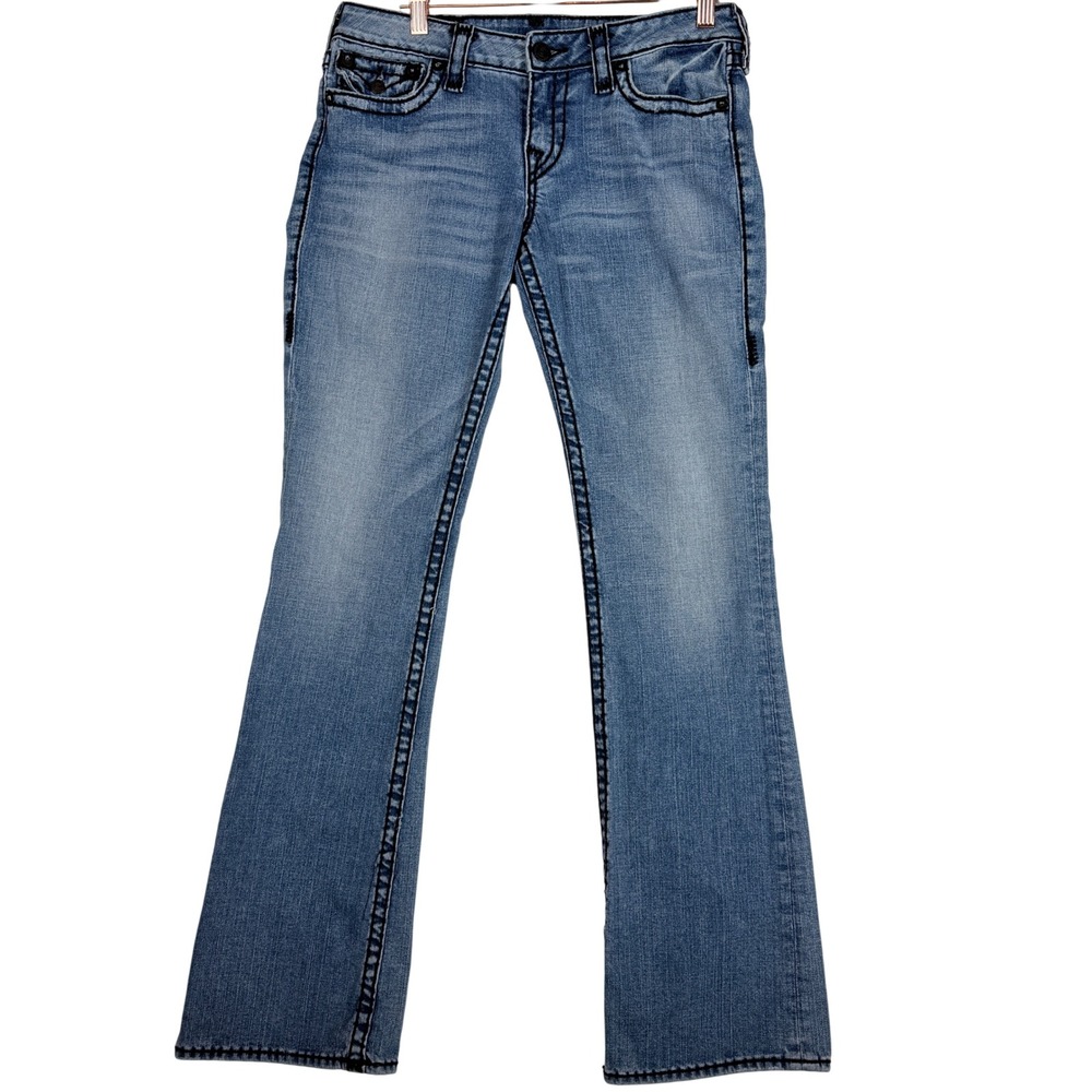 Vintage Y2K True Religion Becky Super T Jeans USA Flare Bootcut Womens 30